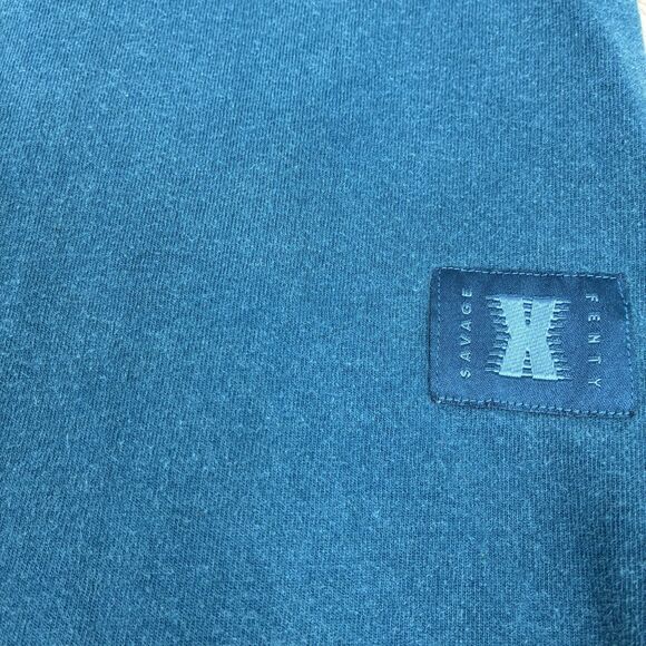 Savage X Fenty Essential Heavy Jersey Tee & Shorts Set Sz S Lounge Athletic - Picture 6 of 10